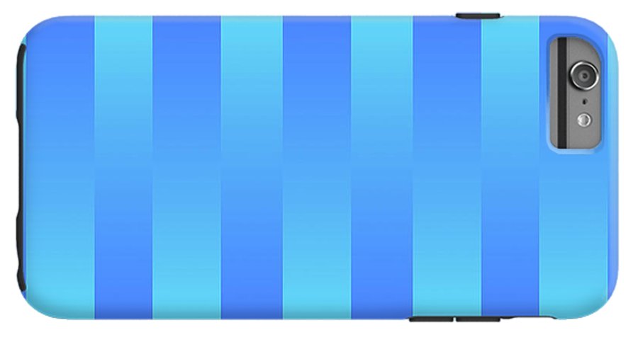 Soft Blue Stripes - Phone Case