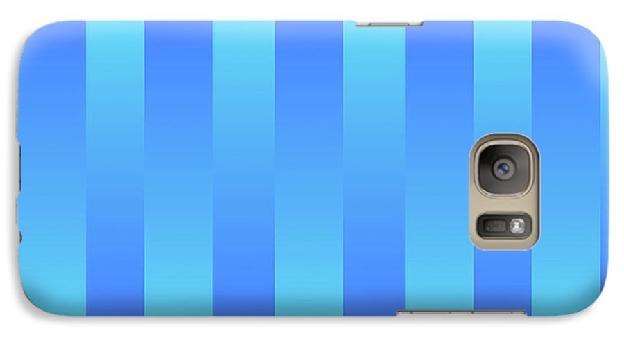 Soft Blue Stripes - Phone Case