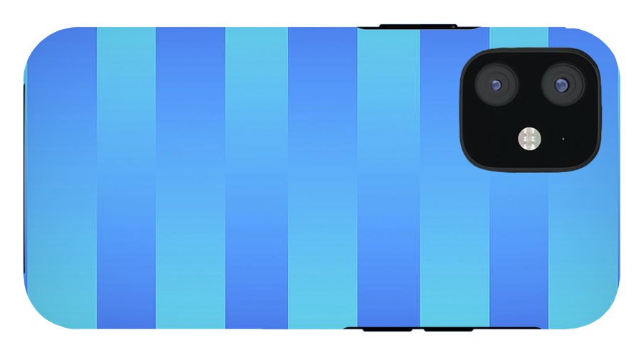Soft Blue Stripes - Phone Case