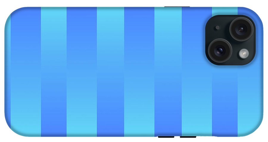 Soft Blue Stripes - Phone Case