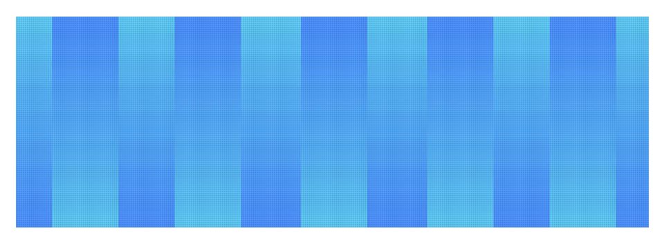 Soft Blue Stripes - Yoga Mat