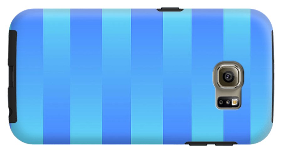 Soft Blue Stripes - Phone Case