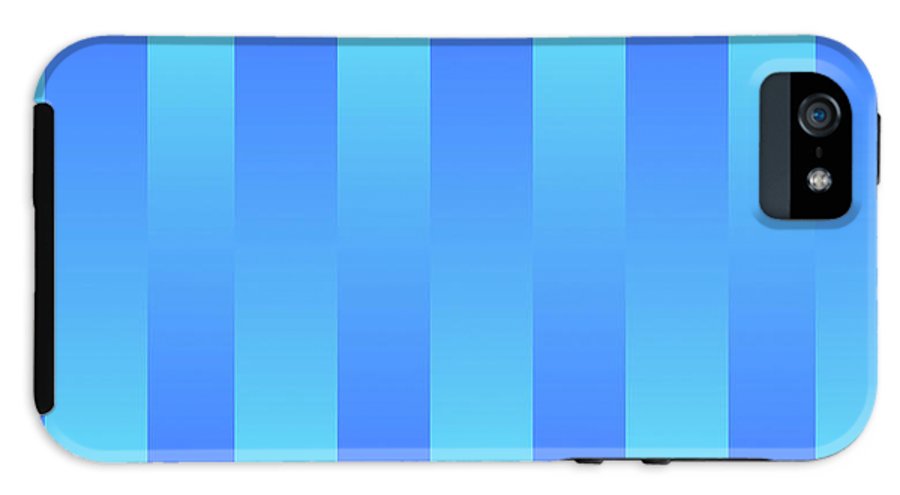 Soft Blue Stripes - Phone Case