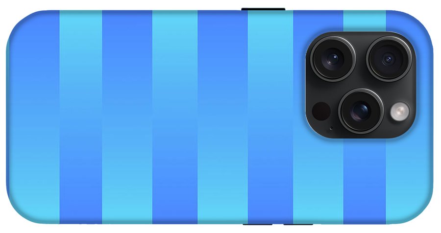 Soft Blue Stripes - Phone Case