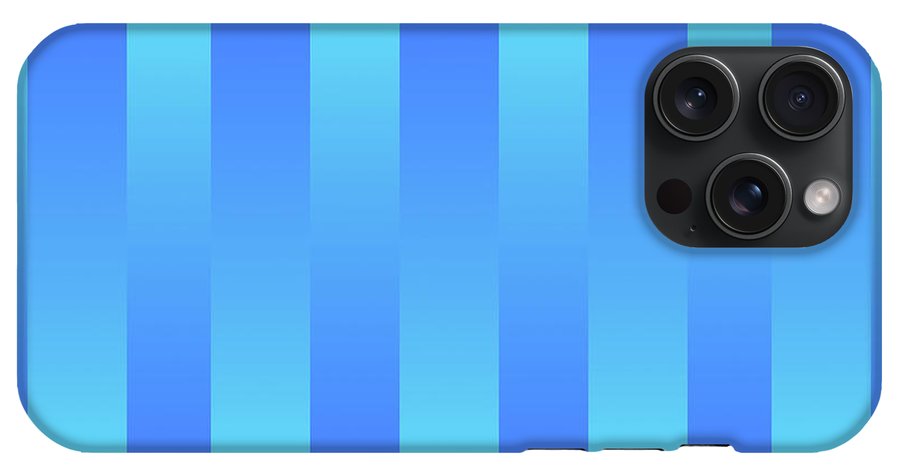 Soft Blue Stripes - Phone Case