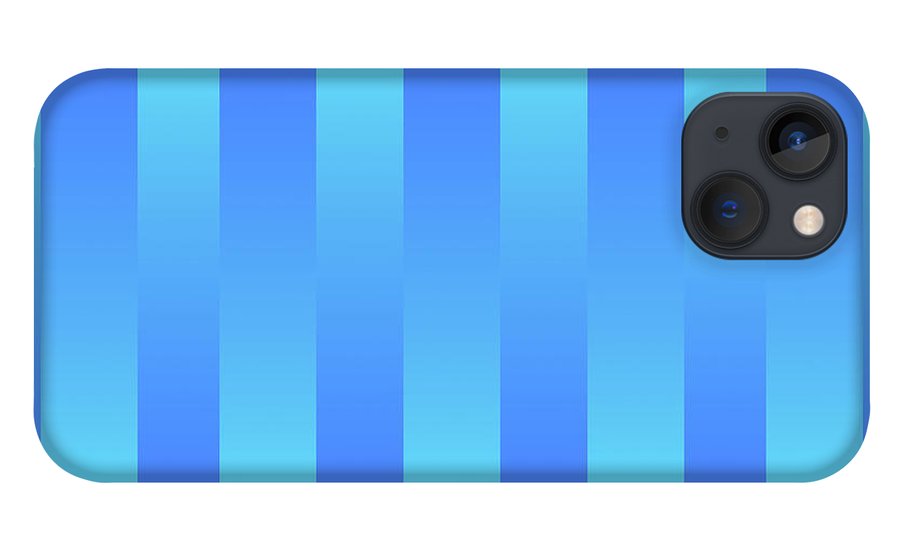 Soft Blue Stripes - Phone Case