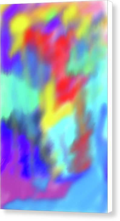 Soft Color Blend - Canvas Print