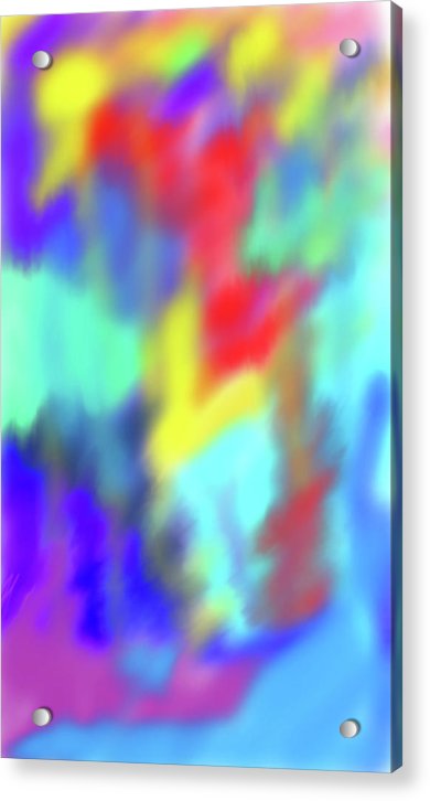 Soft Color Blend - Acrylic Print