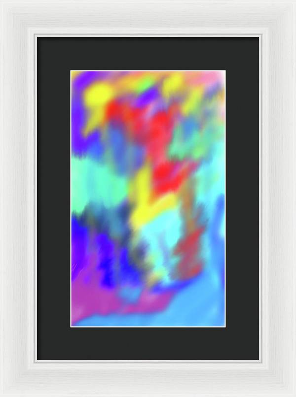 Soft Color Blend - Framed Print