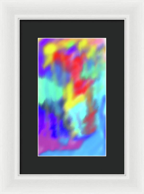 Soft Color Blend - Framed Print