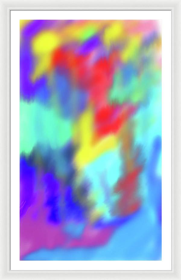 Soft Color Blend - Framed Print