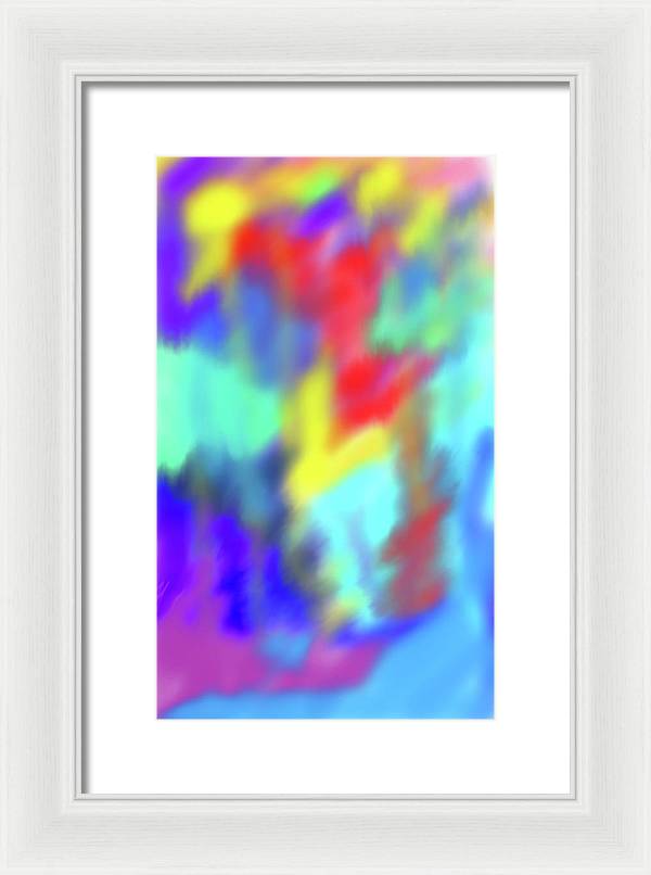 Soft Color Blend - Framed Print