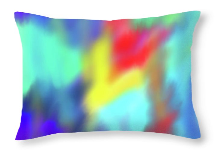 Soft Color Blend - Throw Pillow