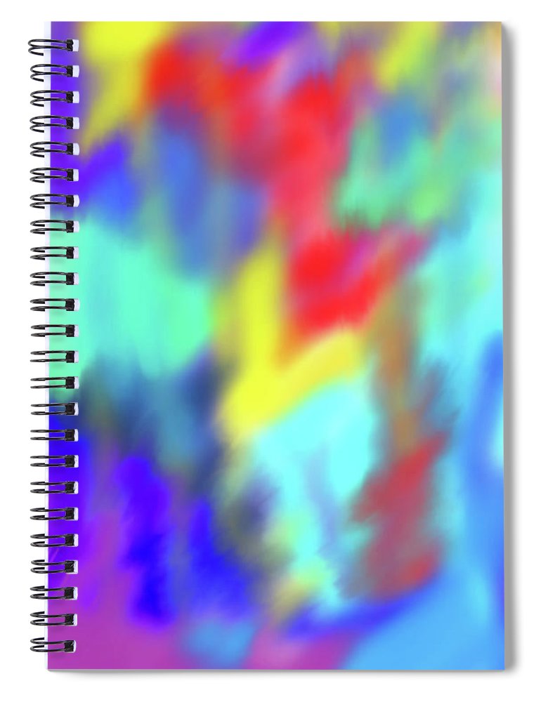 Soft Color Blend - Spiral Notebook
