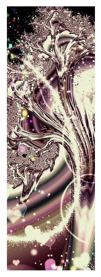 Sometimes I can See Your Soul Liquid Silver Fractal - Yoga Mat