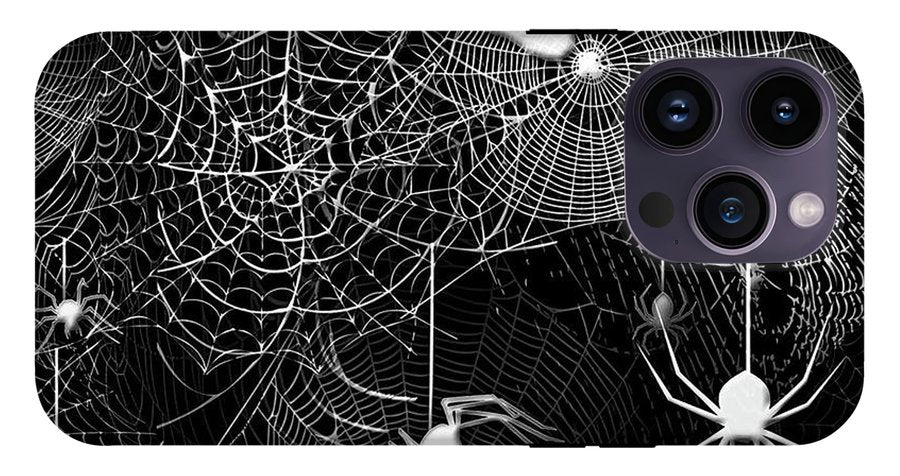 Spider Webs Pattern - Phone Case