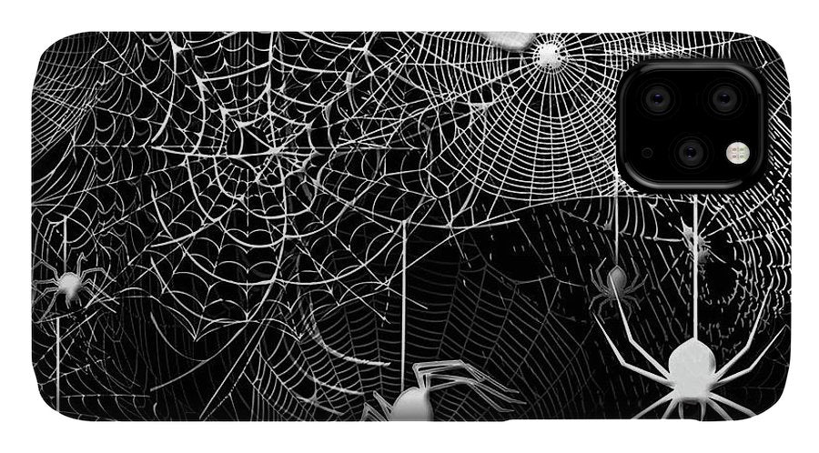 Spider Webs Pattern - Phone Case