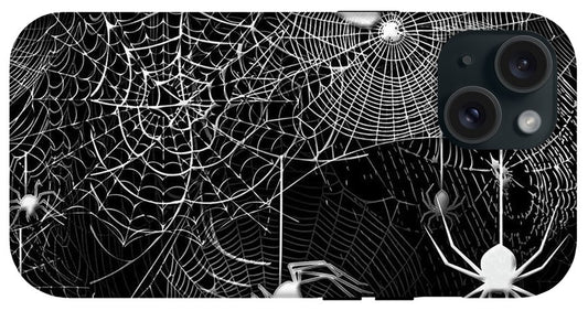 Spider Webs Pattern - Phone Case