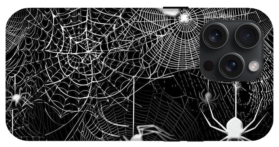 Spider Webs Pattern - Phone Case