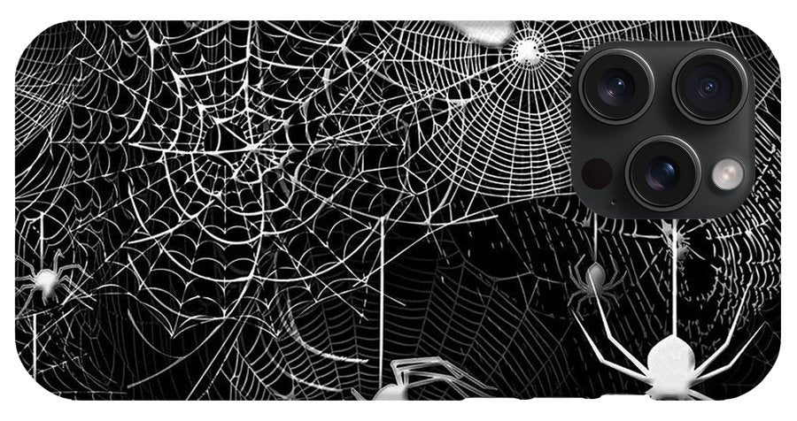 Spider Webs Pattern - Phone Case