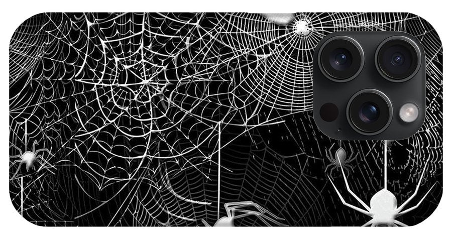 Spider Webs Pattern - Phone Case