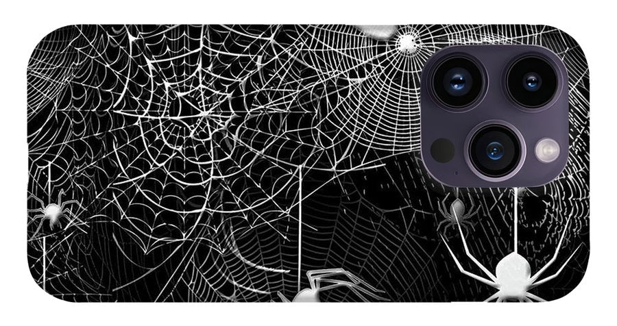 Spider Webs Pattern - Phone Case