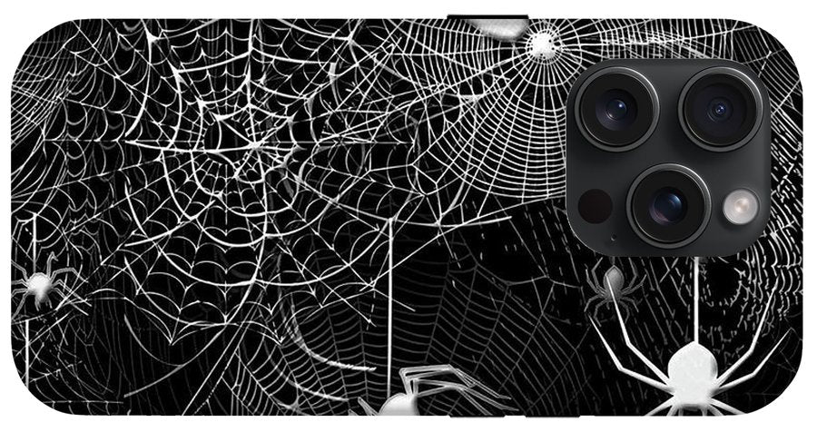 Spider Webs Pattern - Phone Case