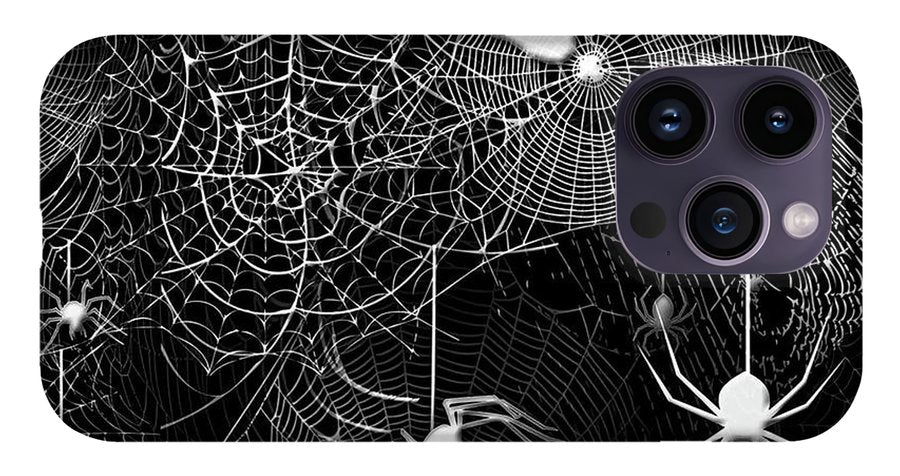 Spider Webs Pattern - Phone Case