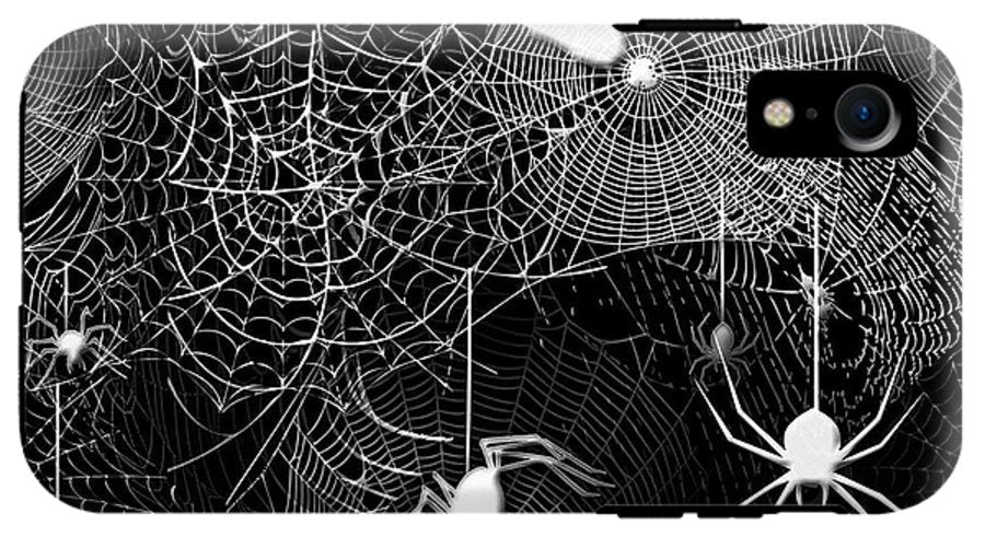 Spider Webs Pattern - Phone Case