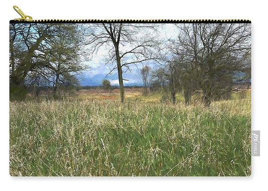 Spring Prairie Grass Landscape - Carry-All Pouch