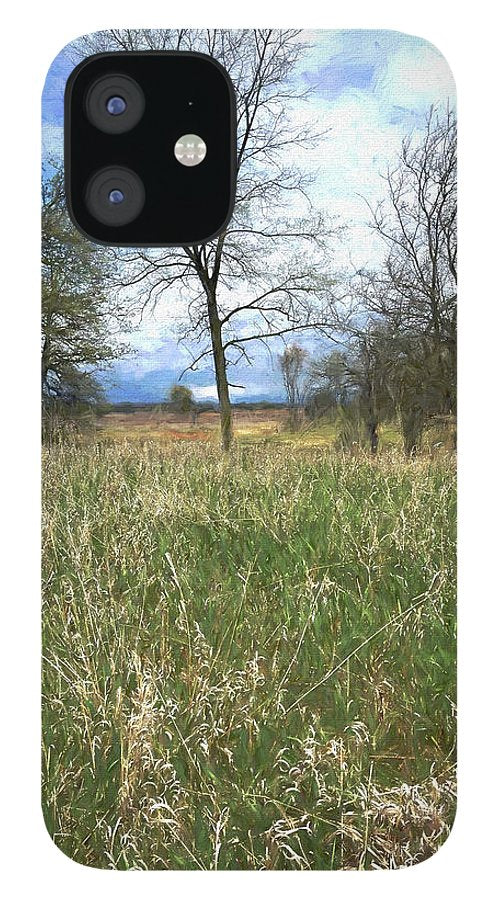 Spring Prairie Grass Landscape - Phone Case