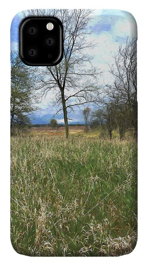 Spring Prairie Grass Landscape - Phone Case