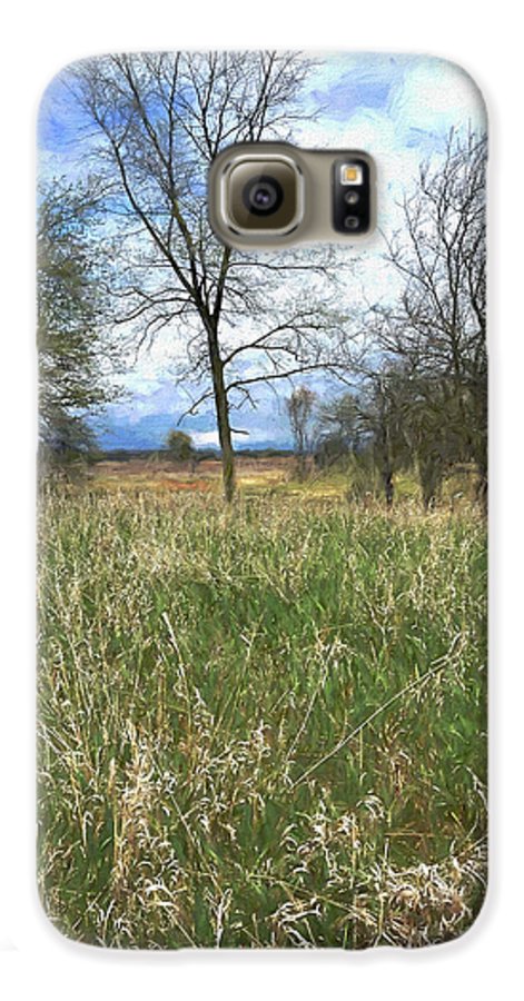 Spring Prairie Grass Landscape - Phone Case
