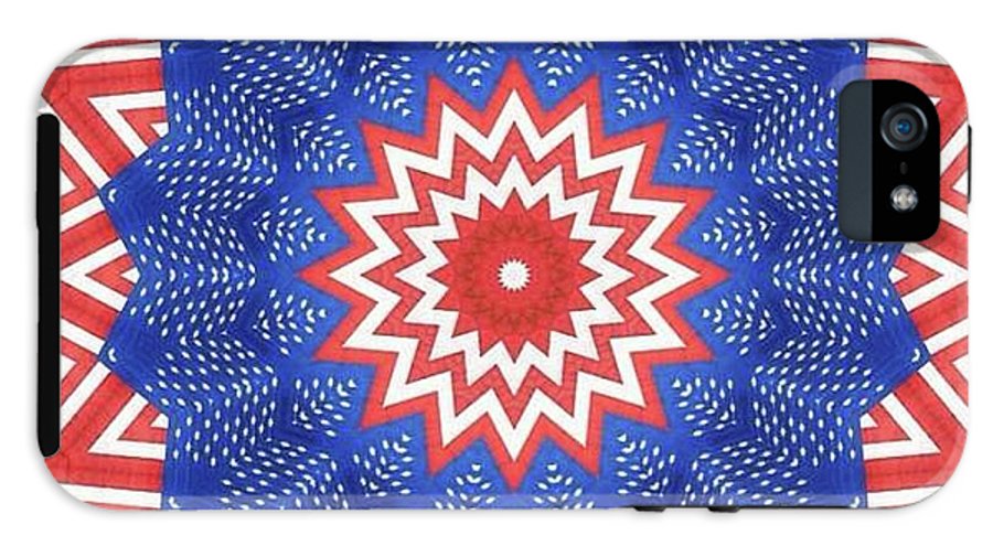 Stars and Stripes Pattern - Phone Case