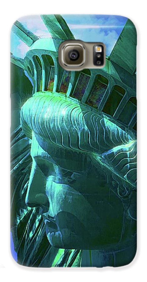 Statue of Liberty Graphic In The Sun - Phone Case