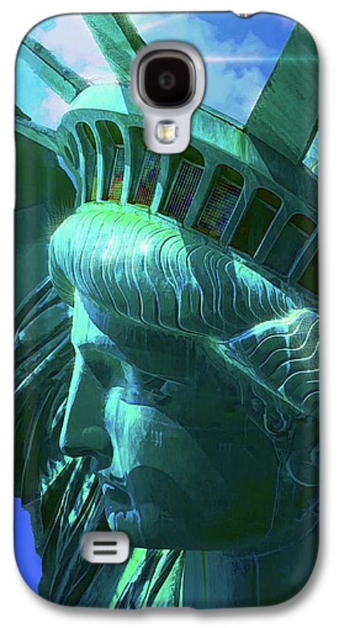 Statue of Liberty Graphic In The Sun - Phone Case