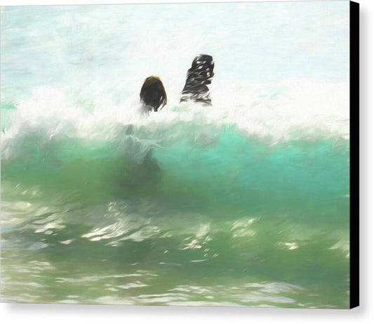 Still Taller Than The Waves - Canvas Print