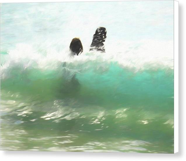 Still Taller Than The Waves - Canvas Print