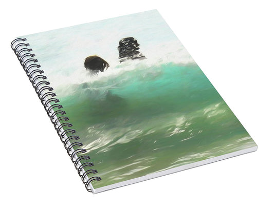 Still Taller Than The Waves - Spiral Notebook