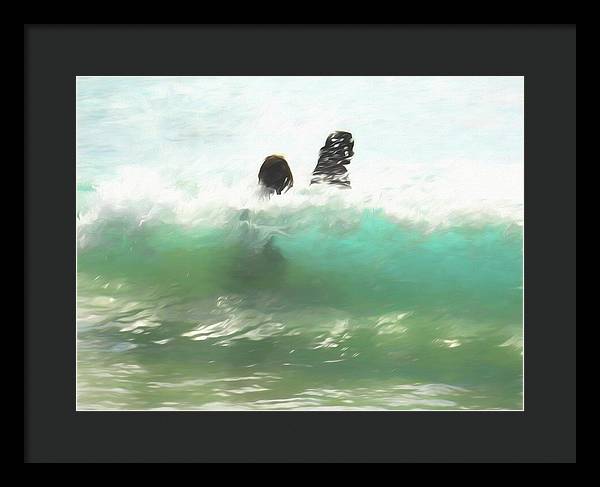 Still Taller Than The Waves - Framed Print