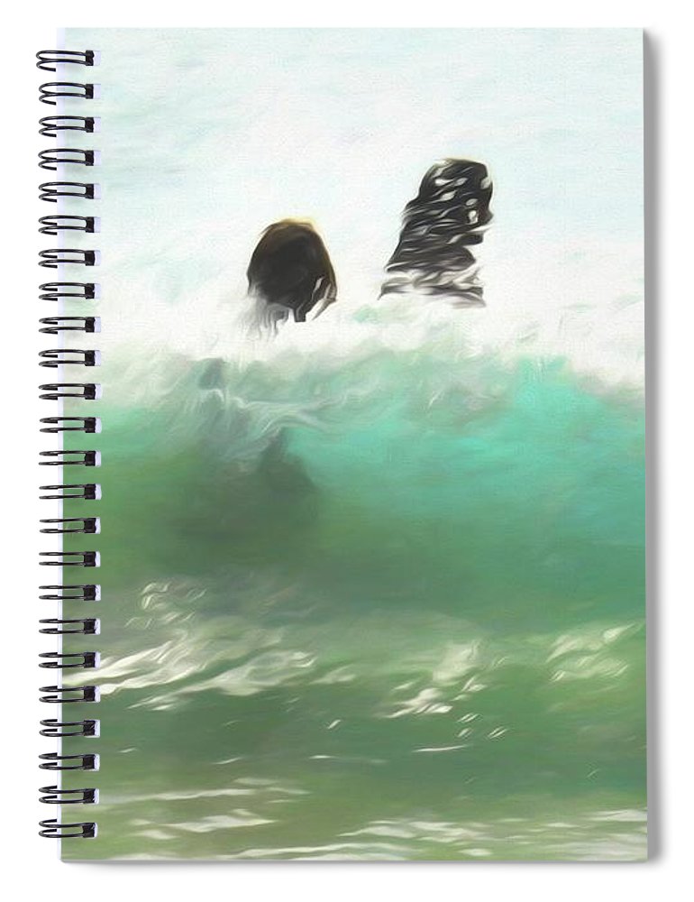 Still Taller Than The Waves - Spiral Notebook
