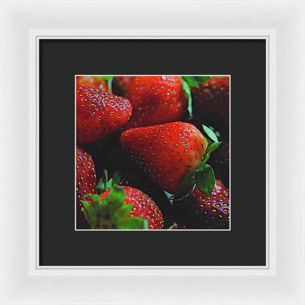 Strawberries - Framed Print