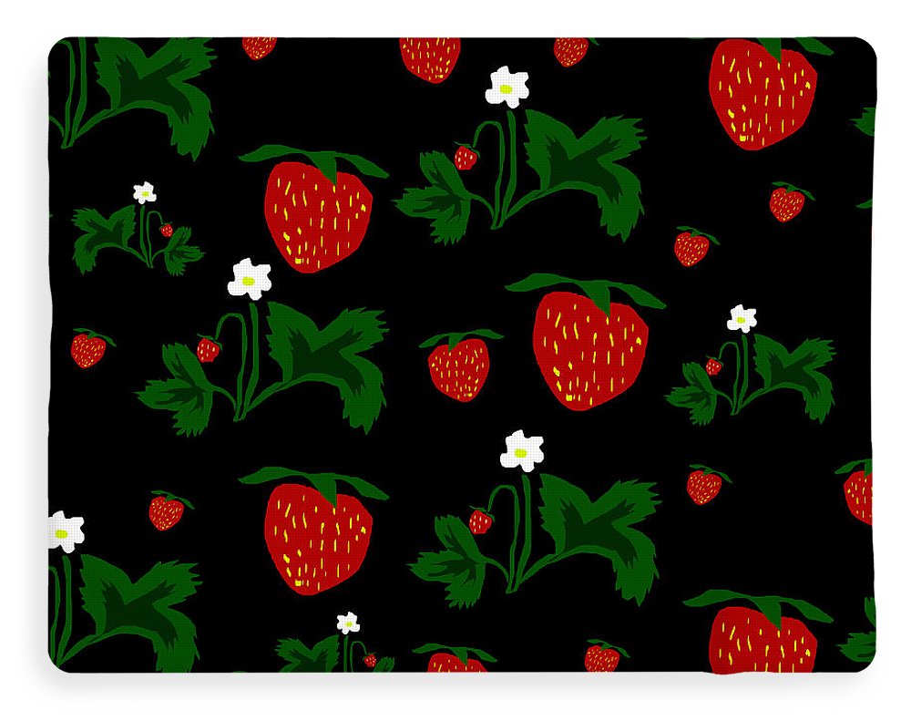 Strawberries Pattern - Blanket