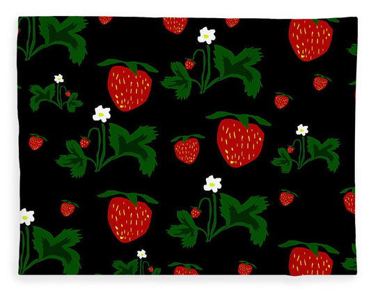 Strawberries Pattern - Blanket