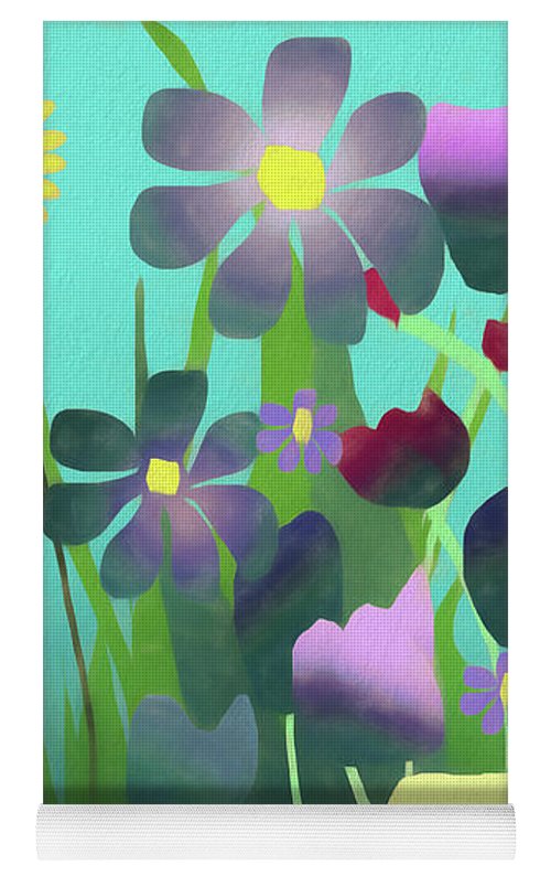 Summer Flower Garden - Yoga Mat