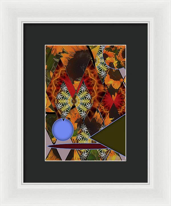 Sunflower Collage - Framed Print