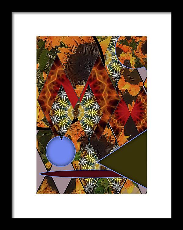 Sunflower Collage - Framed Print