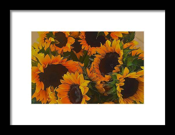Sunflowers - Framed Print