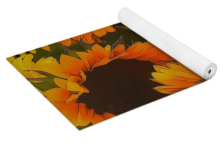 Sunflowers - Yoga Mat
