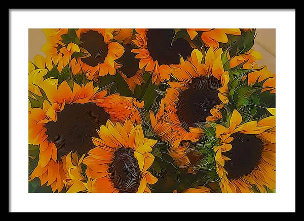 Sunflowers - Framed Print